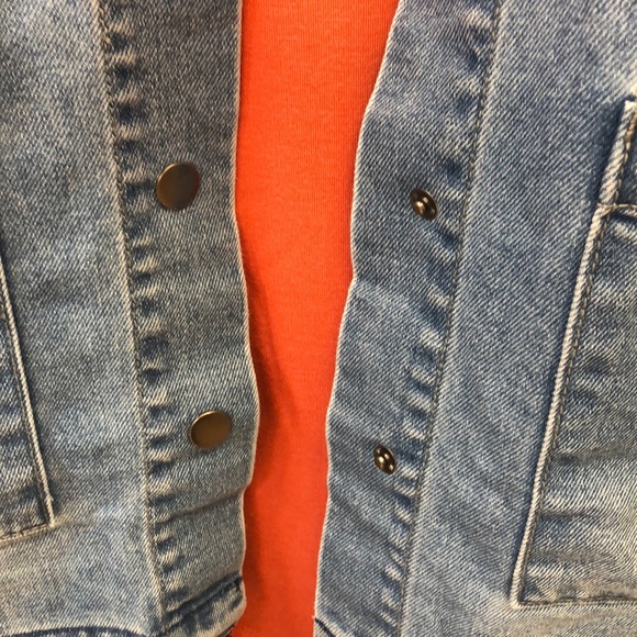 Jean front snap jacket - Picture 3 of 6